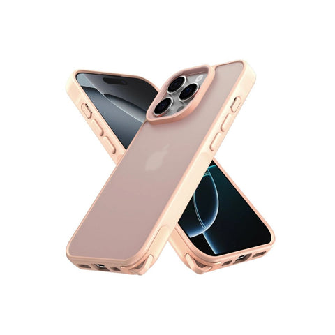 Apple İphone 16 Pro Kılıf Elegant Kapak - Pudra
