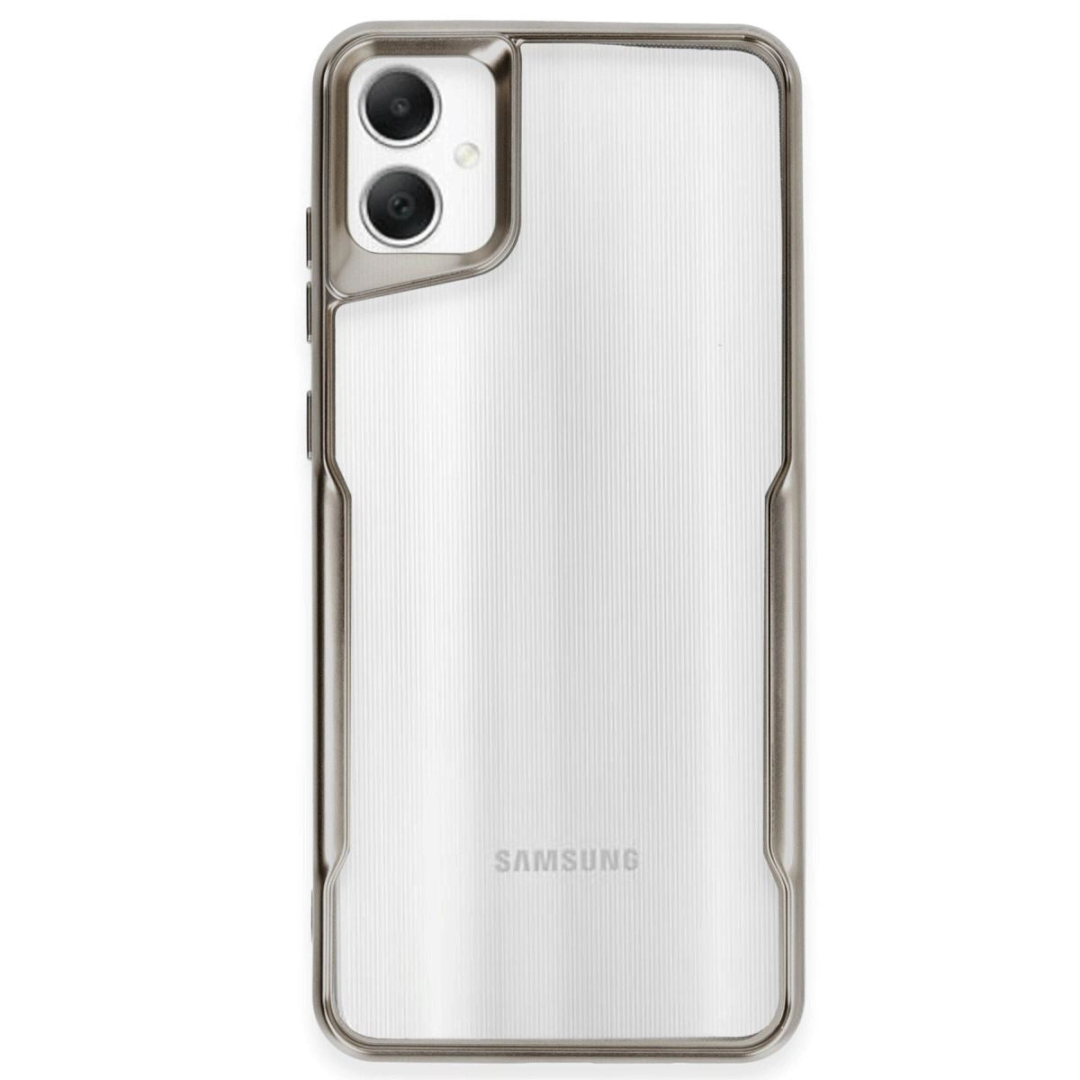 Samsung Galaxy A06 Kılıf Boyi Silikon Kapak - Titan Gri