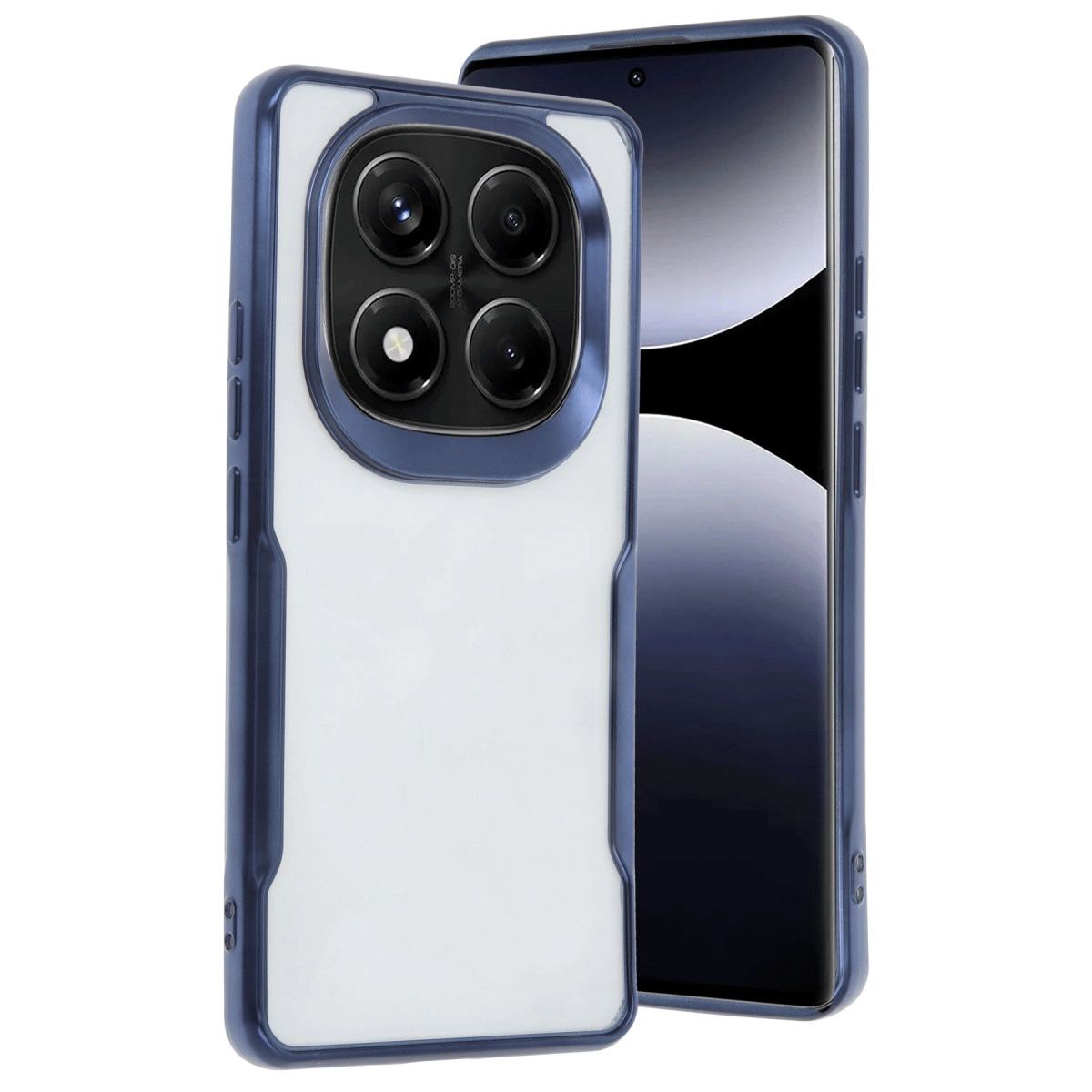 Xiaomi Redmi Note 14 Pro Plus Kılıf Boyi Silikon Kapak - Lacivert