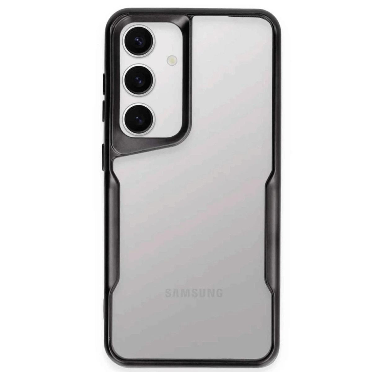 Samsung Galaxy S25 Kılıf Boyi Silikon Kapak - Siyah