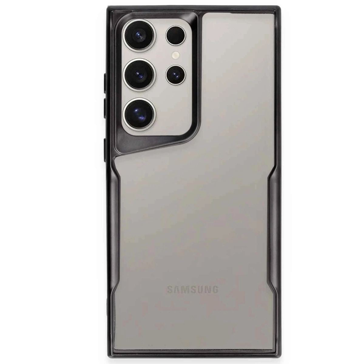 Samsung Galaxy S25 Ultra Kılıf Boyi Silikon Kapak - Siyah