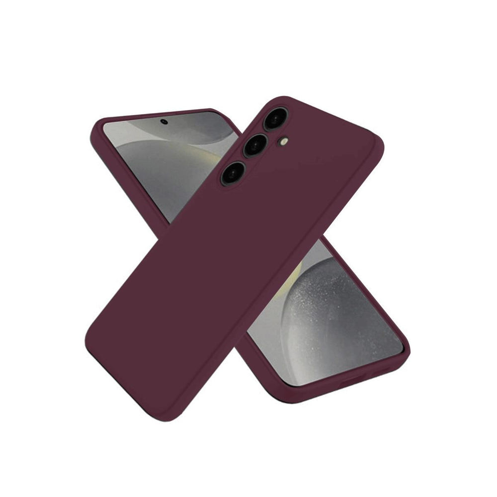 Samsung Galaxy A26 Kılıf First Silikon - Mürdüm