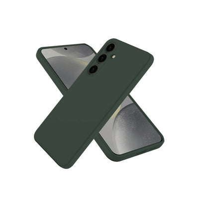Samsung Galaxy A26 Kılıf First Silikon - Koyu Yeşil