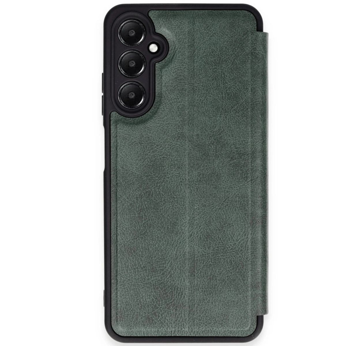Samsung Galaxy A36 Kılıf Flip Cover - Koyu Yeşil
