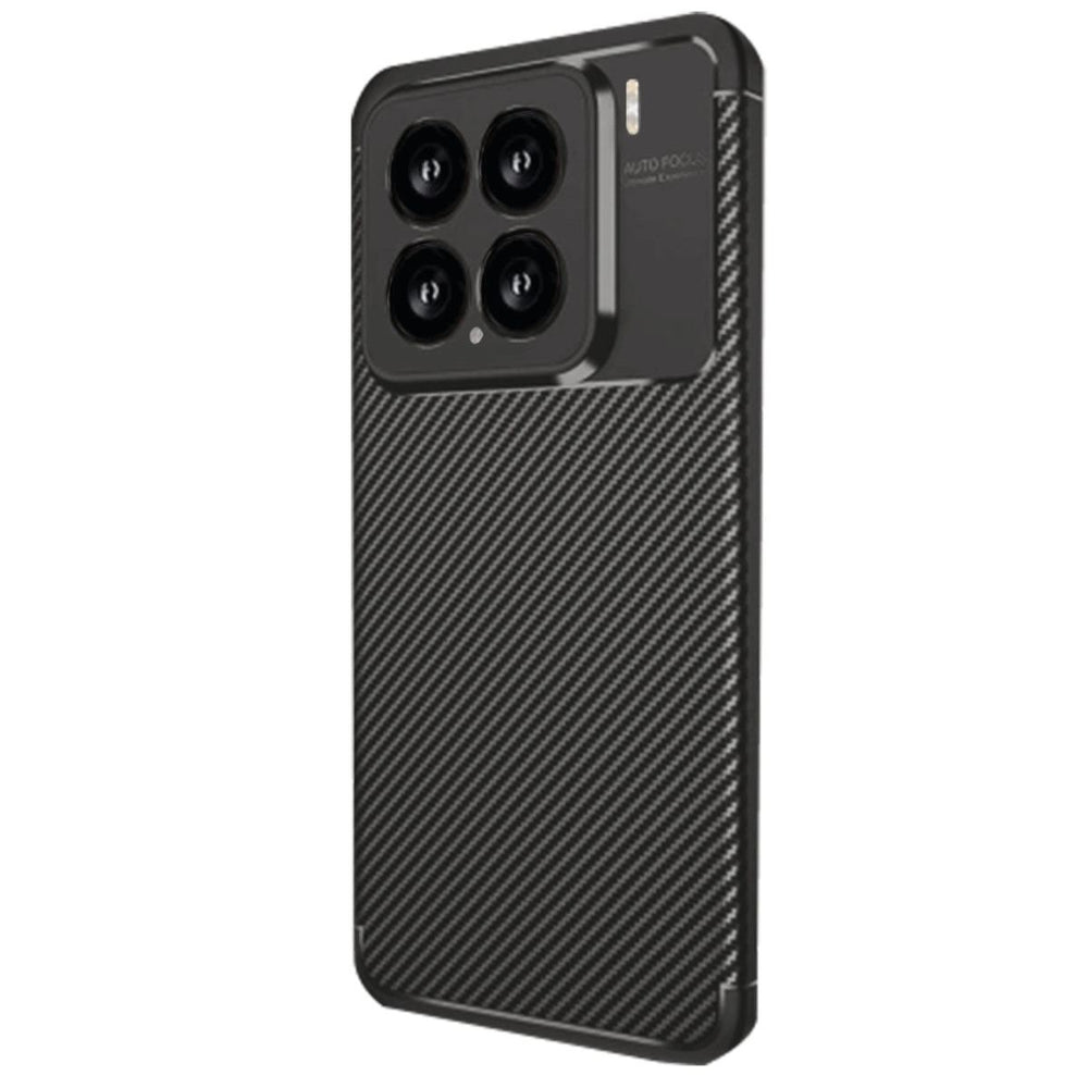 Xiaomi Mi 15 Kılıf Auto Focus Karbon Kapak - Siyah