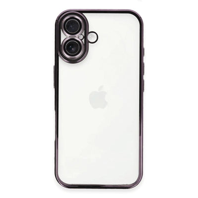 Apple İphone 16 Plus Kılıf Razer Lensli Silikon - Mor