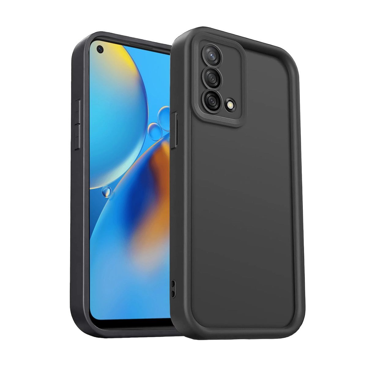 Oppo A74 4g Kılıf Viera Silikon - Siyah