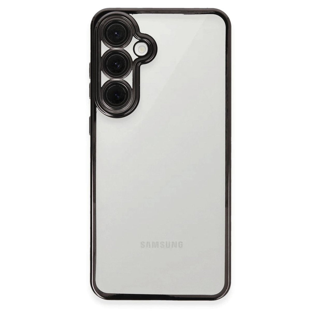 Samsung Galaxy S24 Fe Kılıf Razer Lensli Silikon - Siyah
