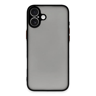 Apple İphone 16 Kılıf Montreal Silikon Kapak - Siyah
