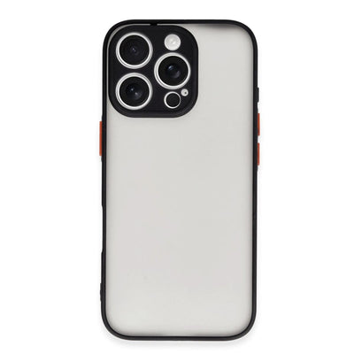 Apple İphone 16 Pro Kılıf Montreal Silikon Kapak - Siyah