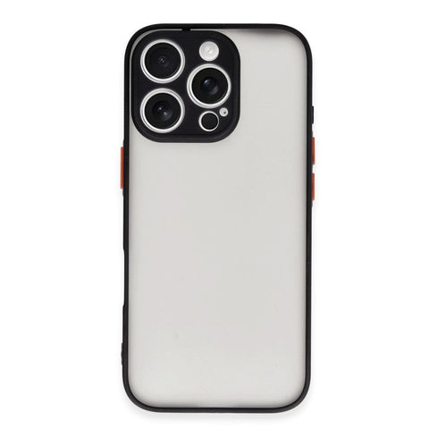 Apple İphone 16 Pro Max Kılıf Montreal Silikon Kapak - Siyah