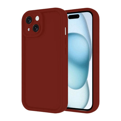 Apple İphone 14 Kılıf Viera Silikon - Bordo