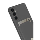 Samsung Galaxy S24 Fe Kılıf Kelvin Kartvizitli Silikon - Gri - 2