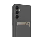 Samsung Galaxy S24 Fe Kılıf Kelvin Kartvizitli Silikon - Gri - 3