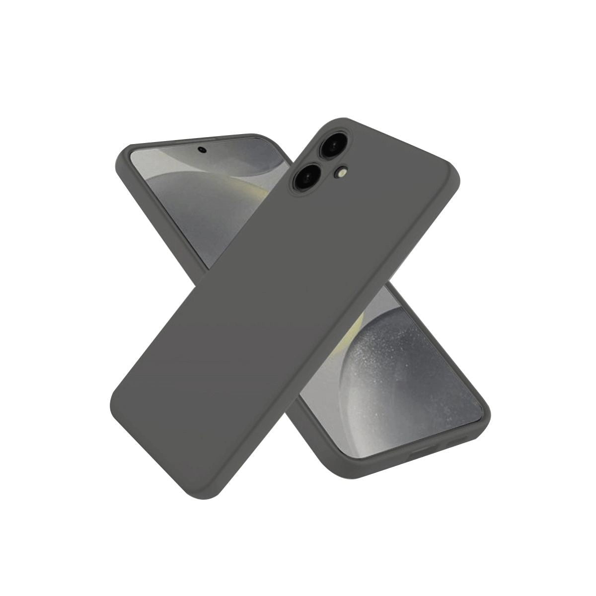 Samsung Galaxy A06 Kılıf First Silikon - Gri