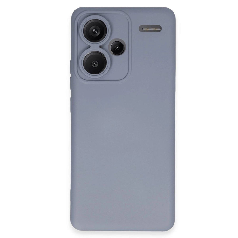 Xiaomi Redmi Note 13 Pro Plus Kılıf Nano İçi Kadife Silikon - Gri
