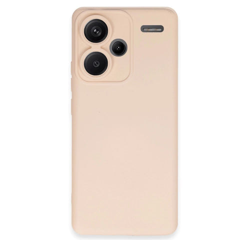 Xiaomi Redmi Note 13 Pro Plus Kılıf Nano İçi Kadife Silikon - Pudra