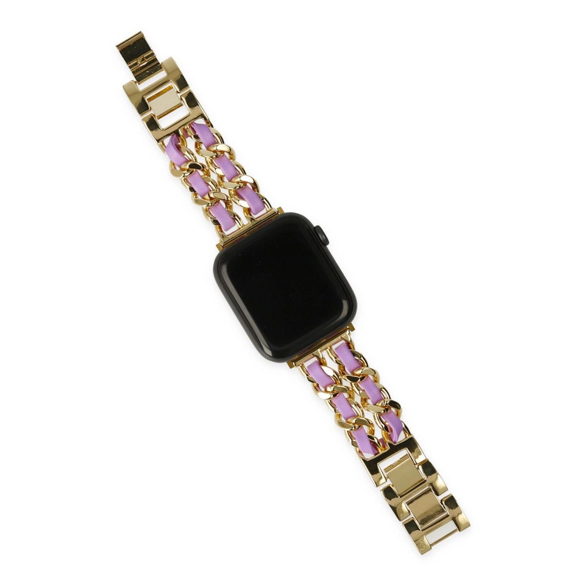 Watch 22mm Kr405 Metal Bakla Kordon (saat Değildir) - Lila