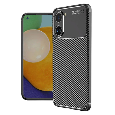 Xiaomi Poco X7 Pro Kılıf Auto Focus Karbon Kapak - Siyah