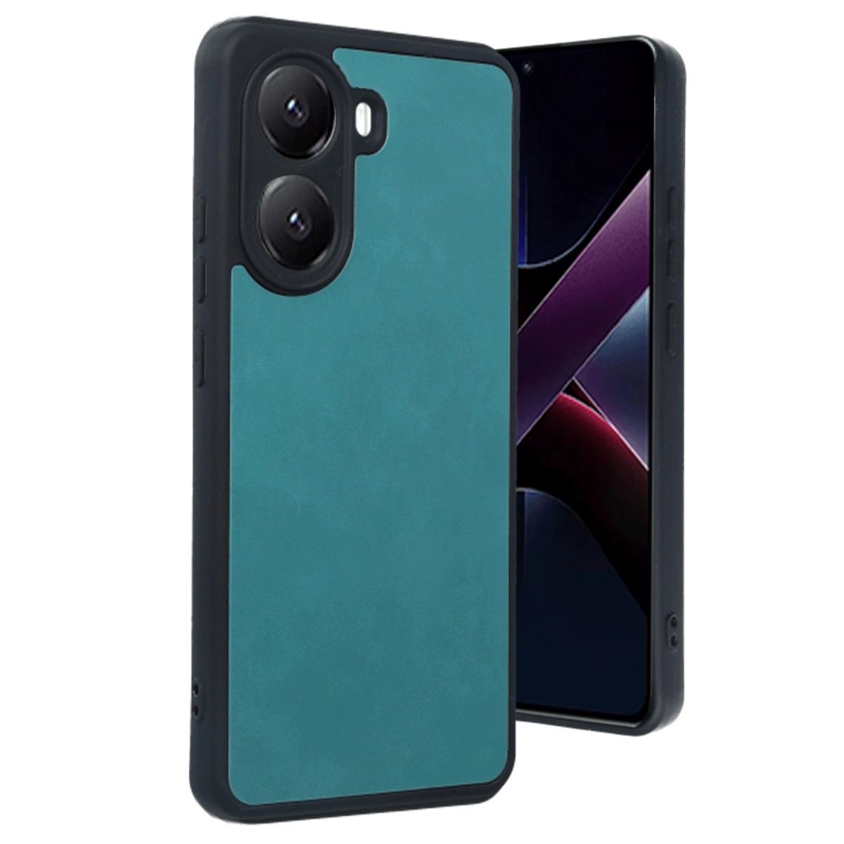 Xiaomi Poco X7 Pro Kılıf Aras Deri Kapak - Açık Yeşil