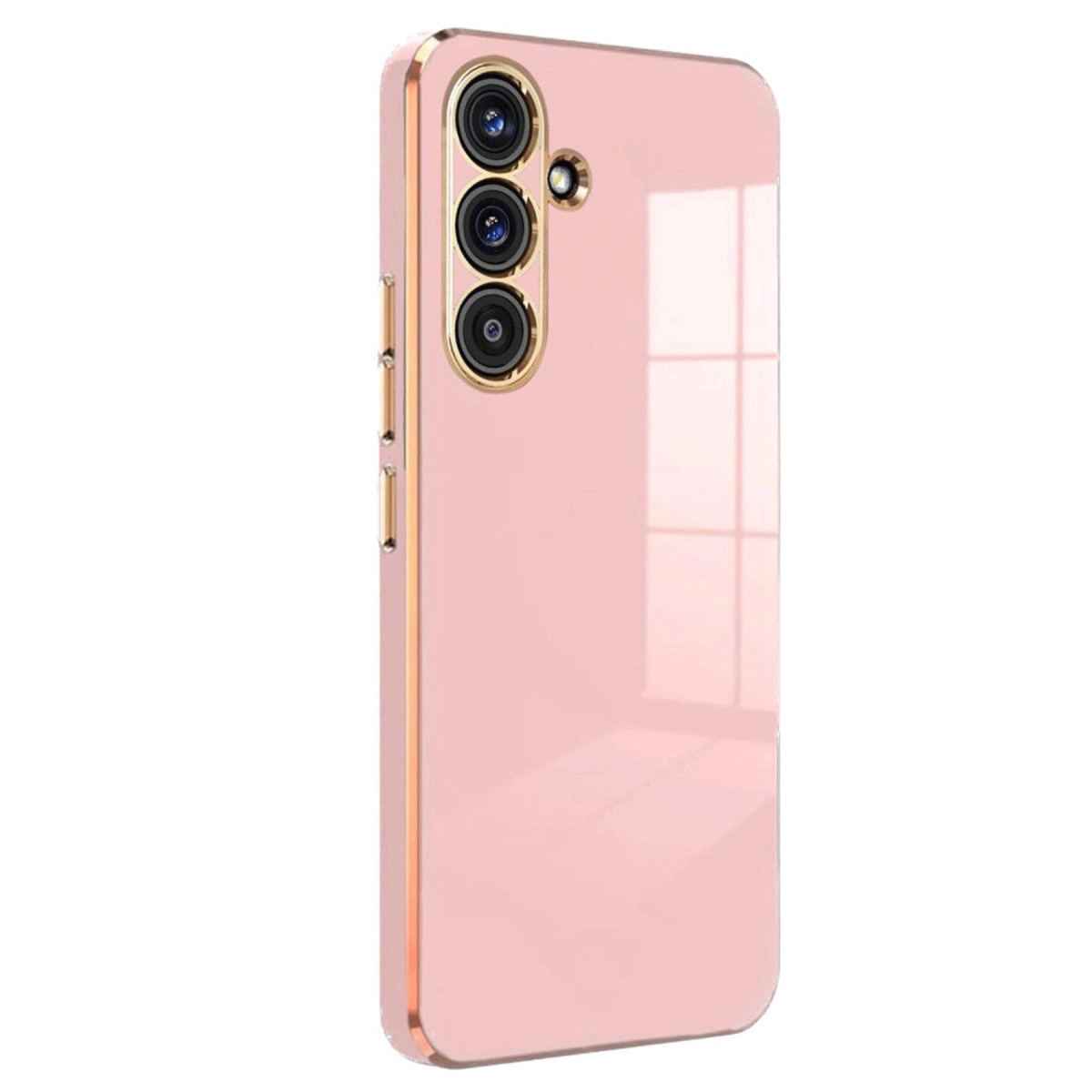 Samsung Galaxy A24 4g Kılıf Volet Silikon - Pembe