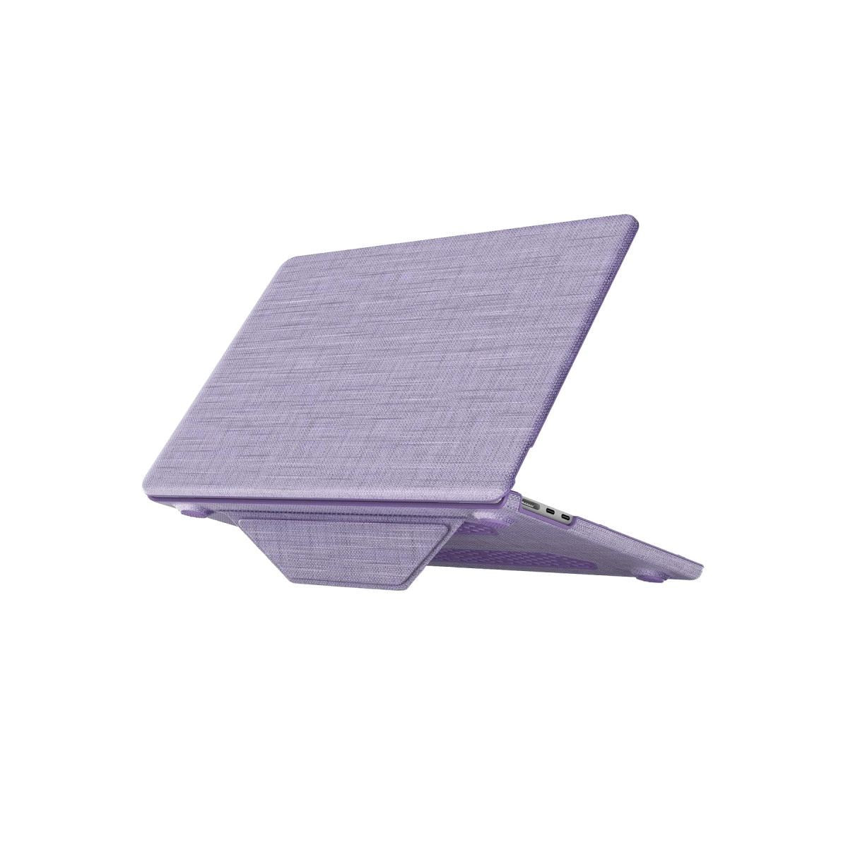 Apple Macbook Air 15 2023 Macbook Kumaş Kapak - Mor