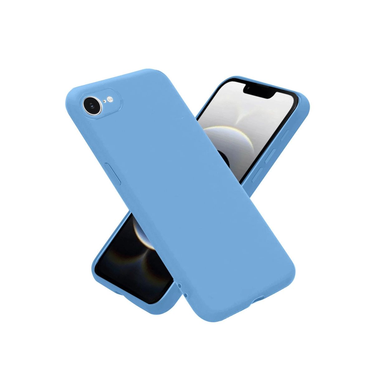 Apple İphone 16e Kılıf First Silikon - Mavi