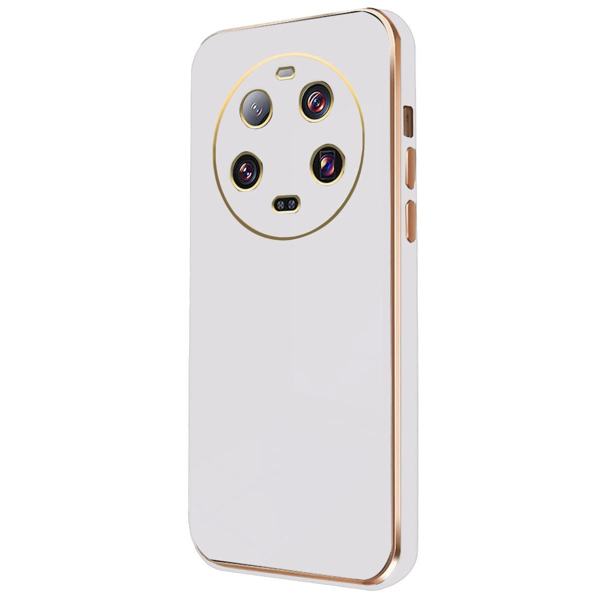 Xiaomi Mi 14 Ultra Kılıf Volet Silikon - Beyaz
