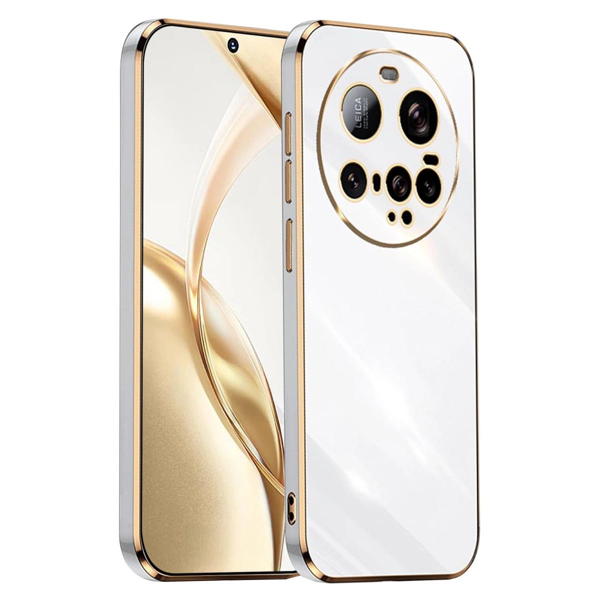 Xiaomi Mi 15 Ultra Kılıf Volet Silikon - Beyaz