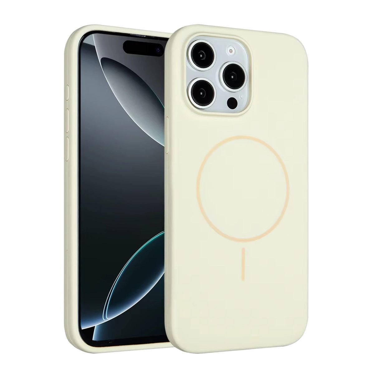Joko Apple İphone 14 Pro Max Kılıf Jully Magsafe Kapak - Bej
