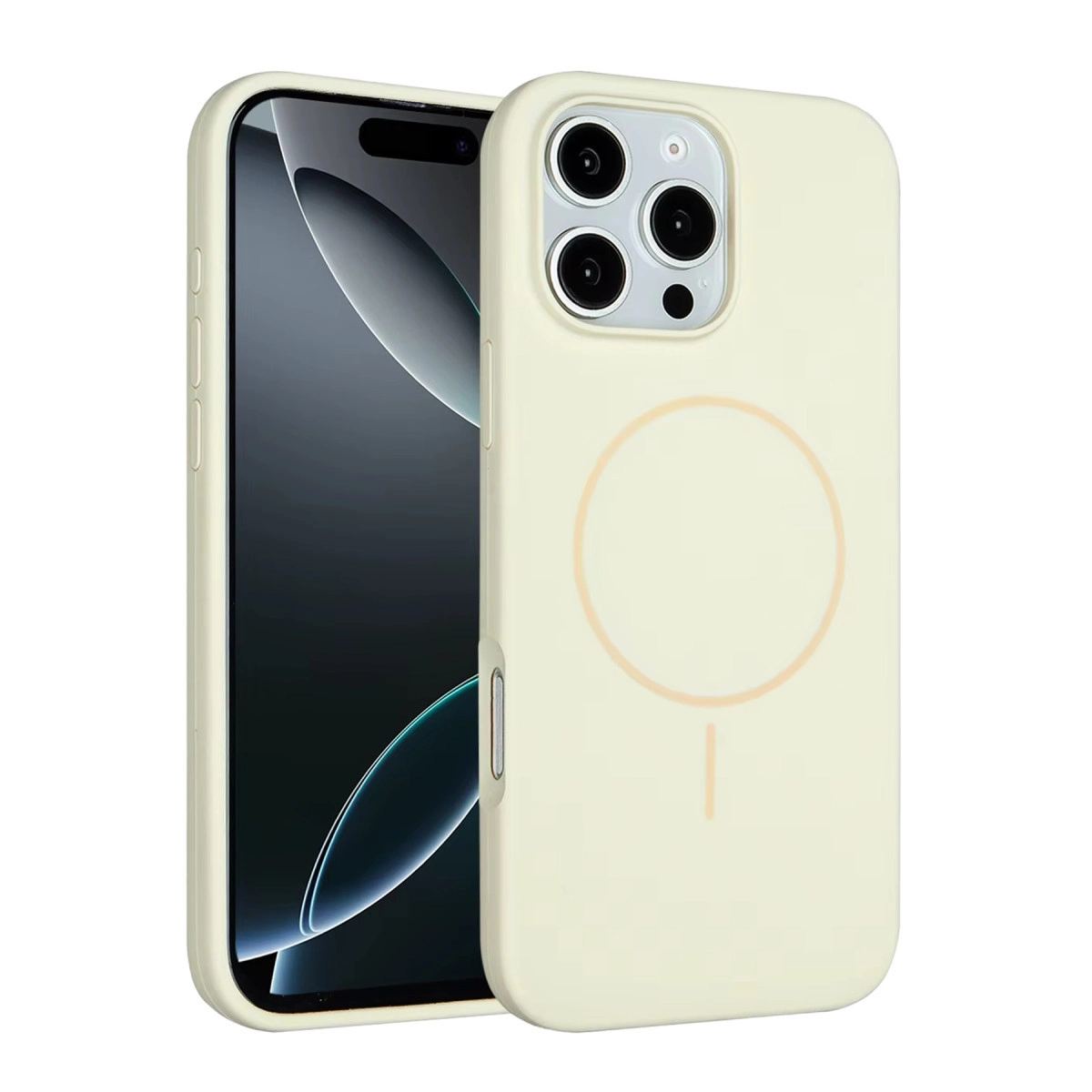 Joko Apple İphone 16 Pro Max Kılıf Jully Magsafe Kapak - Bej