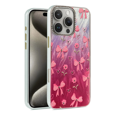 Apple İphone 16 Pro Kılıf Blade Aynalı Desenli Kapak - Desen 3