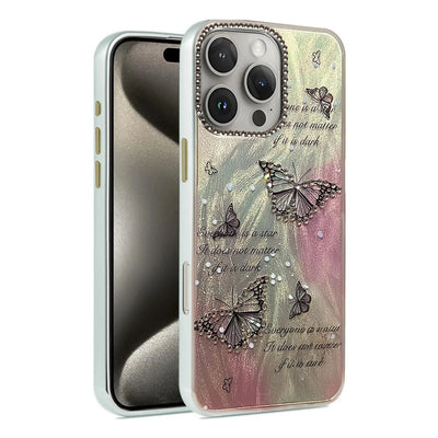 Apple İphone 16 Pro Max Kılıf Blade Aynalı Desenli Kapak - Desen 6