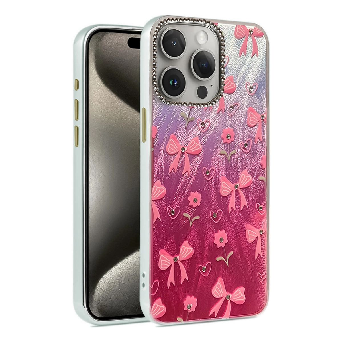 Apple İphone 14 Pro Kılıf Blade Aynalı Desenli Kapak - Desen 3