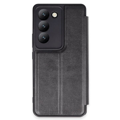 Vivo V30 Lite 4g Kılıf Flip Cover - Siyah