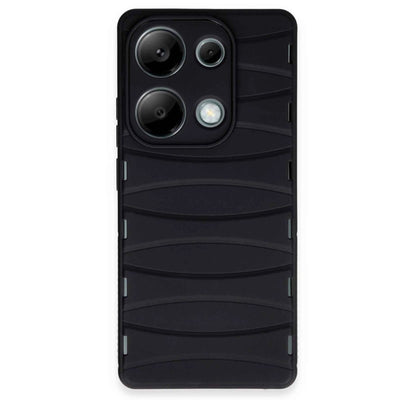 Xiaomi Redmi Note 13 Pro 4g Kılıf Bibercas Silikon Kapak - Siyah