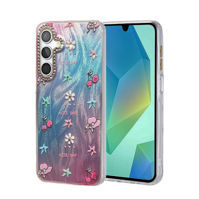 Samsung Galaxy S25 Kılıf Blade Aynalı Desenli Kapak - Desen 4