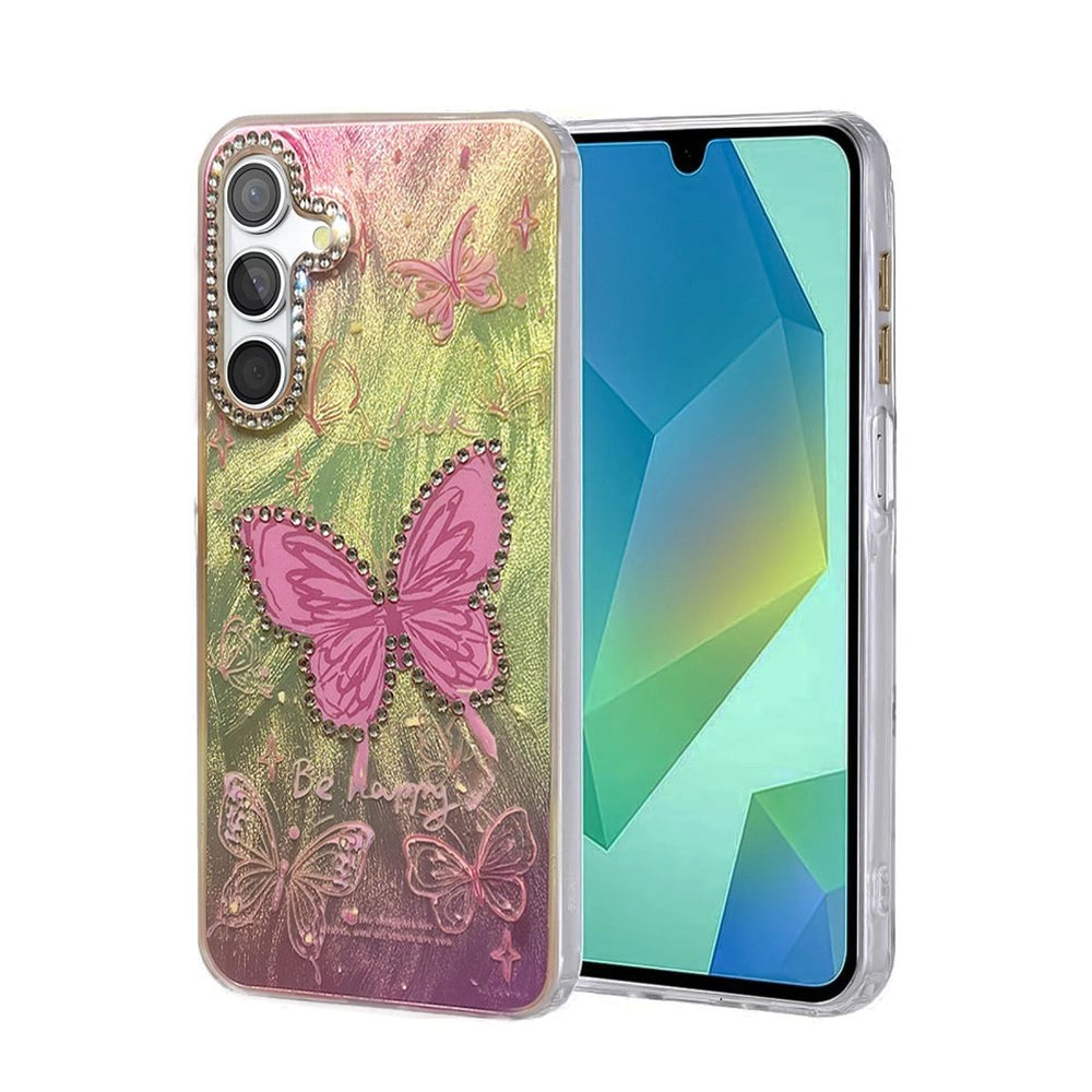 Samsung Galaxy S25 Kılıf Blade Aynalı Desenli Kapak - Desen 5