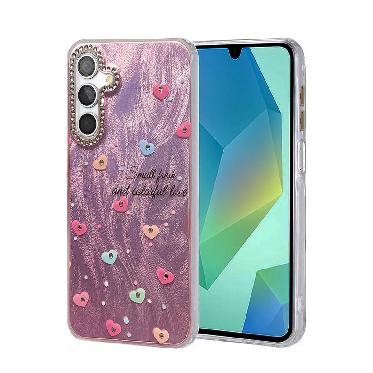 Samsung Galaxy S24 Fe Kılıf Blade Aynalı Desenli Kapak - Desen 8