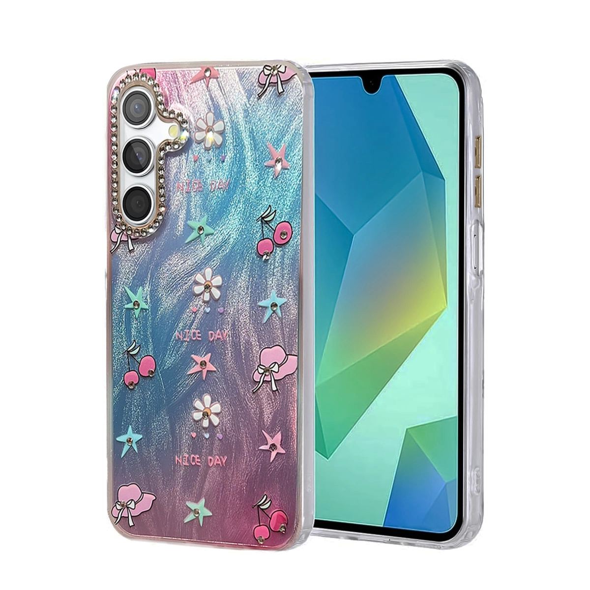 Samsung Galaxy A15 4g Kılıf Blade Aynalı Desenli Kapak - Desen 4