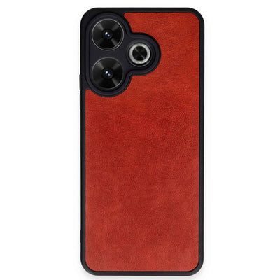 Xiaomi Redmi 13 4g Kılıf Aras Deri Kapak - Kırmızı