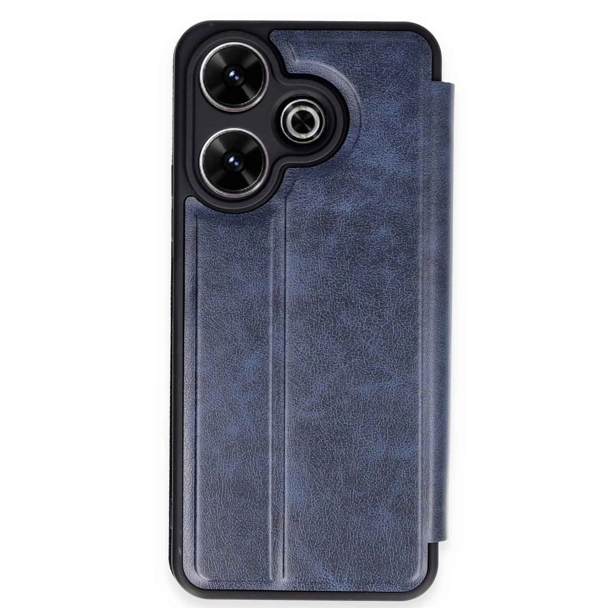 Xiaomi Redmi 13 4g Kılıf Flip Cover - Lacivert