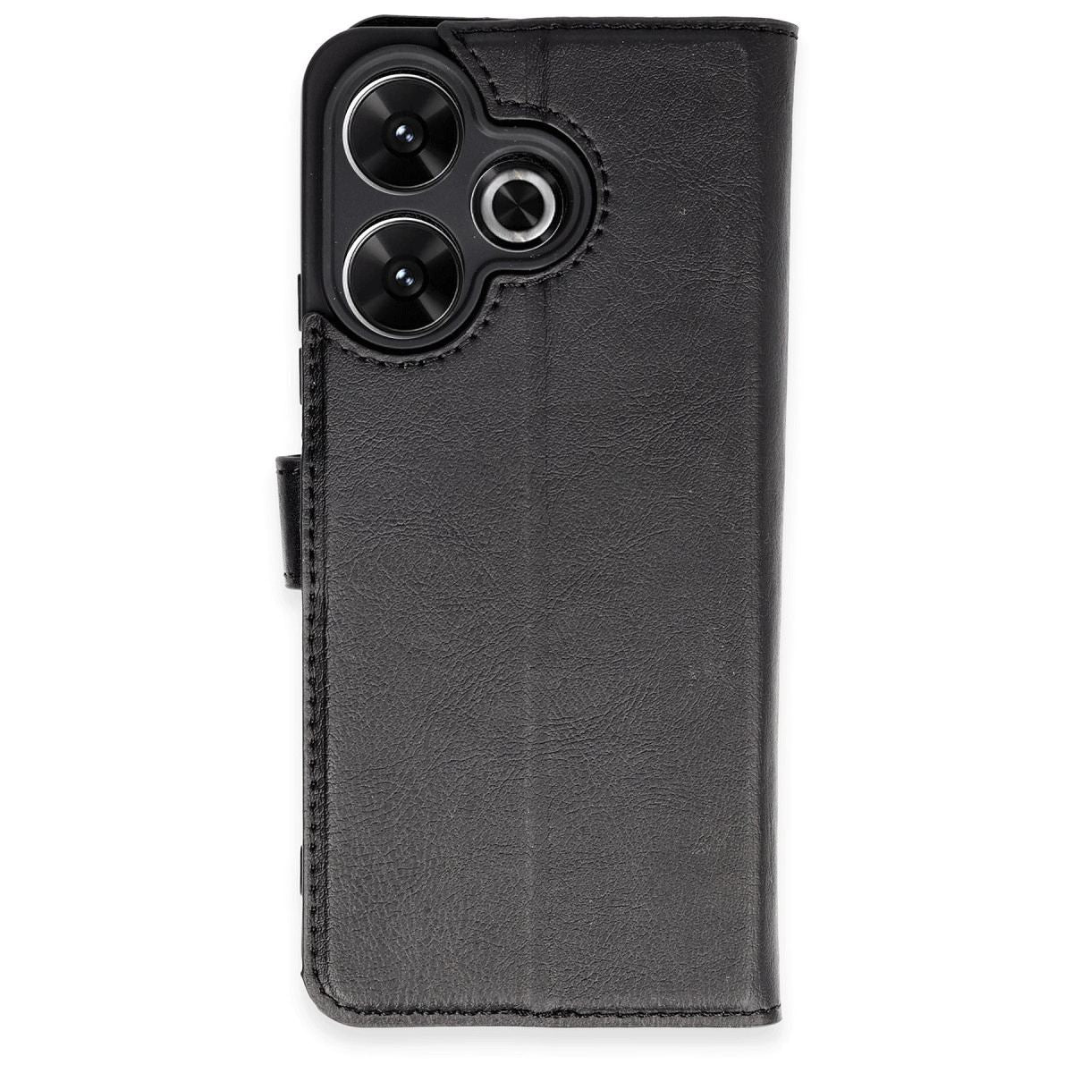 Xiaomi Redmi 13 4g Kılıf Trend S Plus Kapaklı Kılıf - Siyah