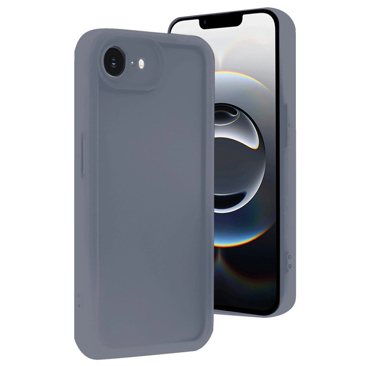 Apple İphone 16e Kılıf Viera Silikon - Gri