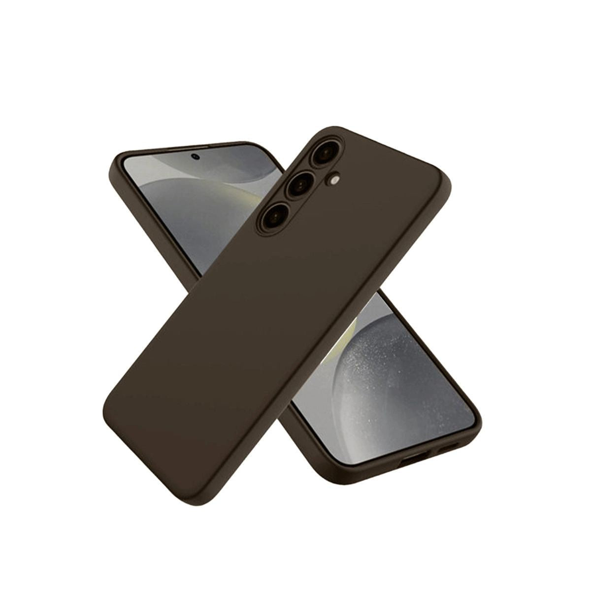 Samsung Galaxy A26 Kılıf First Silikon - Kahverengi
