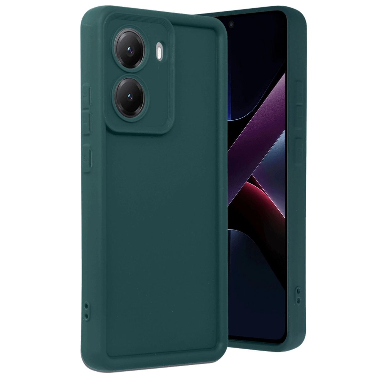 Xiaomi Poco X7 Pro Viera Silikon - Koyu Yeşil