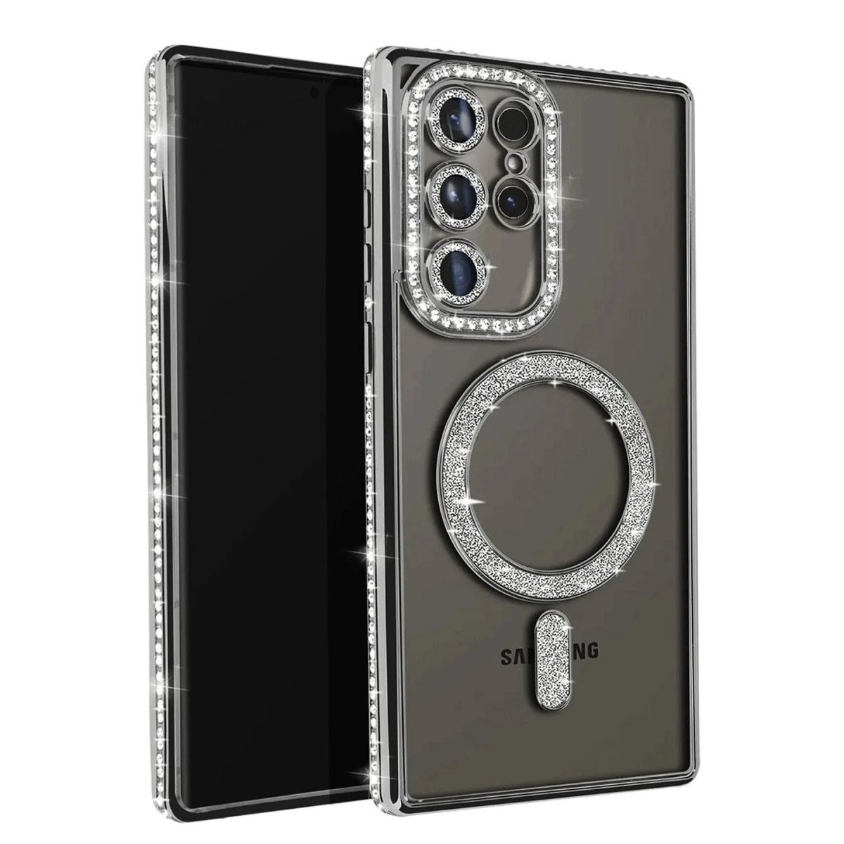 Samsung Galaxy S23 Ultra Joke Simli Magneticsafe Kılıf - Siyah