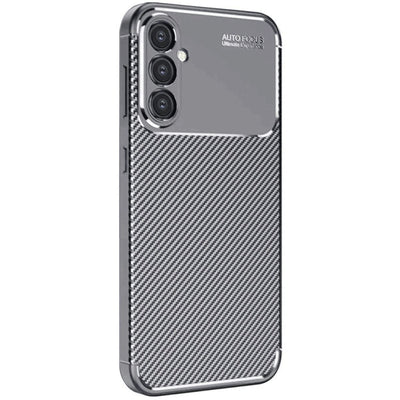 Samsung Galaxy A26 Kılıf Auto Focus Karbon Kapak - Gri