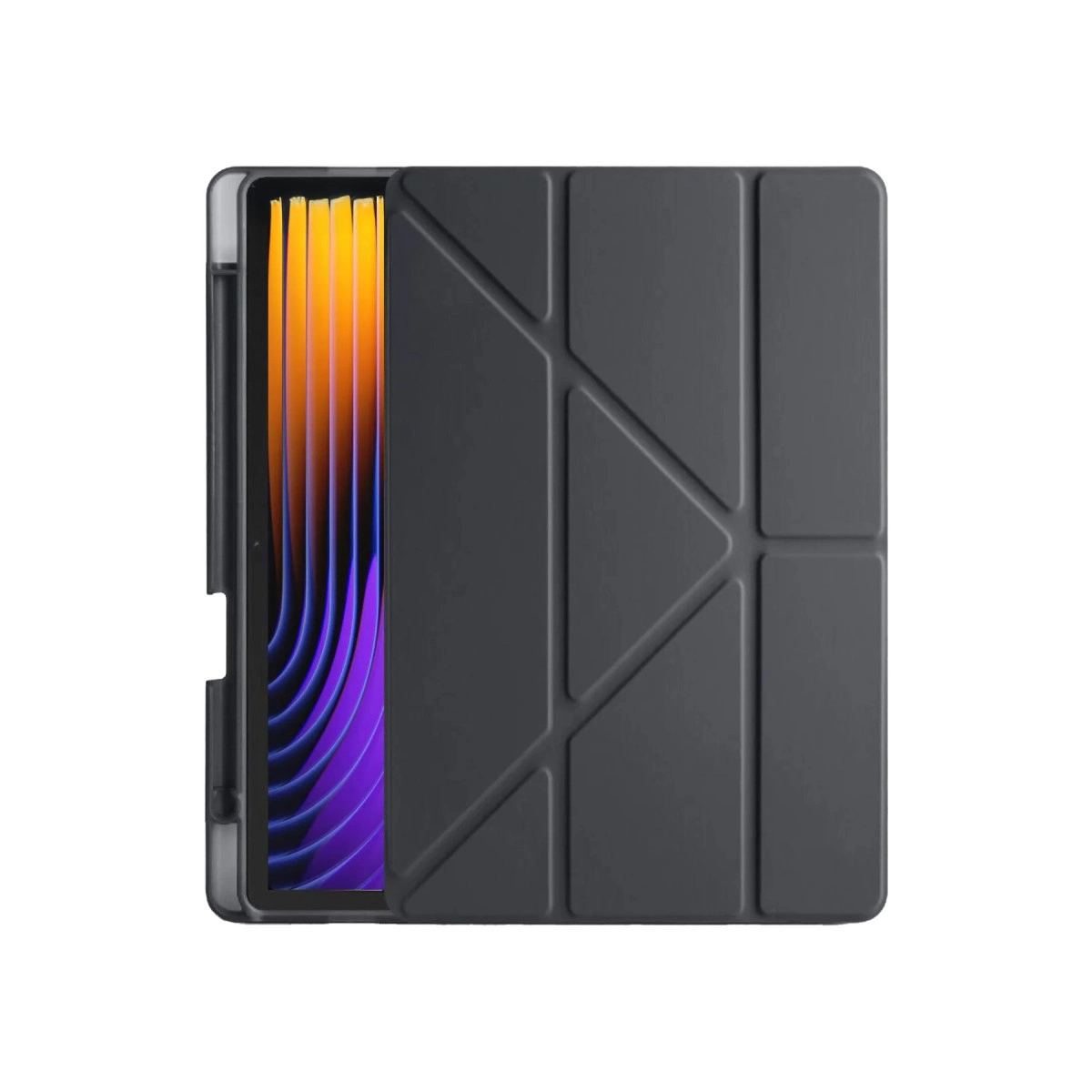 Xiaomi Pad 7 Pro Kılıf Kalemlikli Mars Tablet Kılıfı - Siyah
