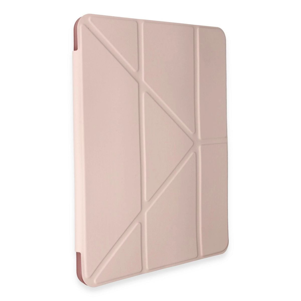 Huawei Honor Pad V9 Kılıf Kalemlikli Mars Tablet Kılıfı - Rose Gold